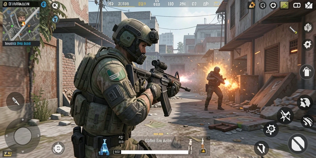 Tangkapan layar gameplay intens dari DEWALIN menampilkan pertempuran seru.