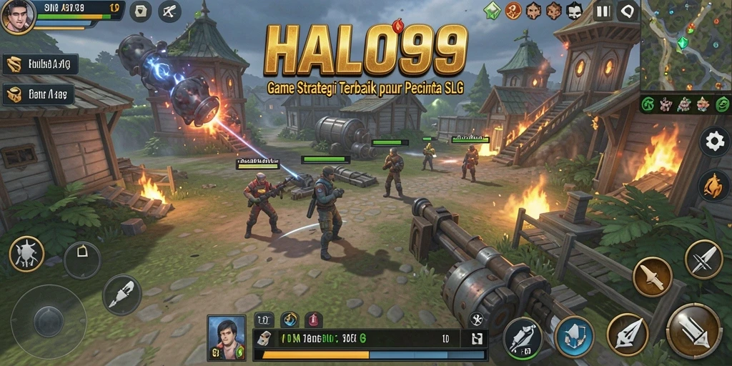 Tampilan gameplay HALO99 yang menakjubkan dan penuh strategi.