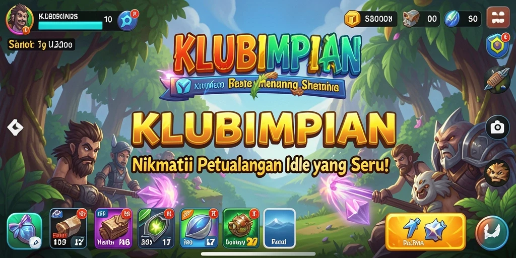 Tampilan luar biasa dari gameplay Idle di KLUBIMPIAN.