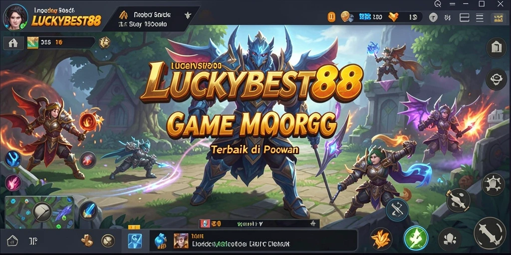 Tampilan gameplay menakjubkan dari LUCKYBEST88 yang memikat.