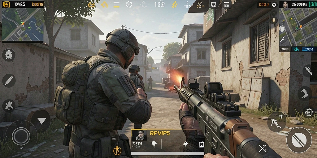 Gameplay RPVIP5 yang intens dan seru dikhususkan untuk penggemar FPS.