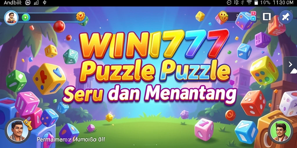 Tampilan gameplay puzzle di WIN777 yang menantang dan seru.